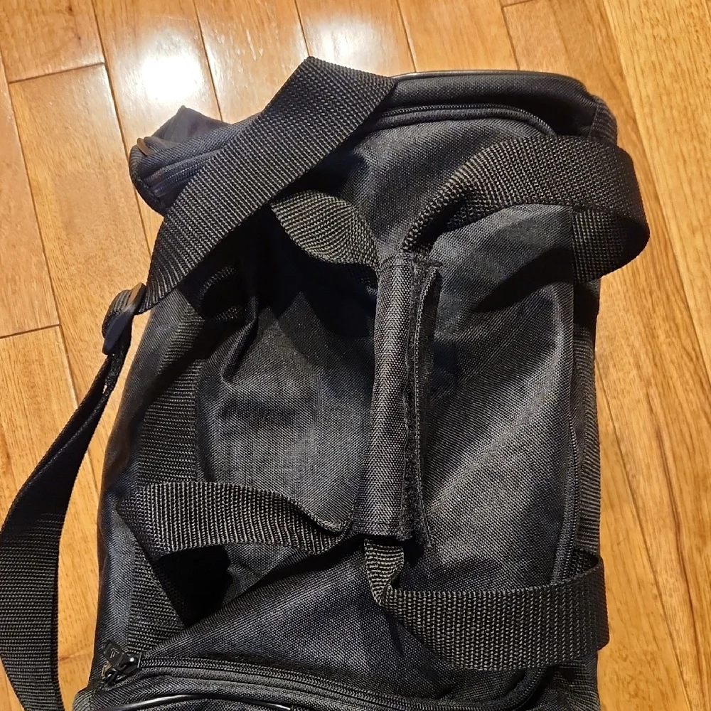 Adidas Black and White Duffel Bag